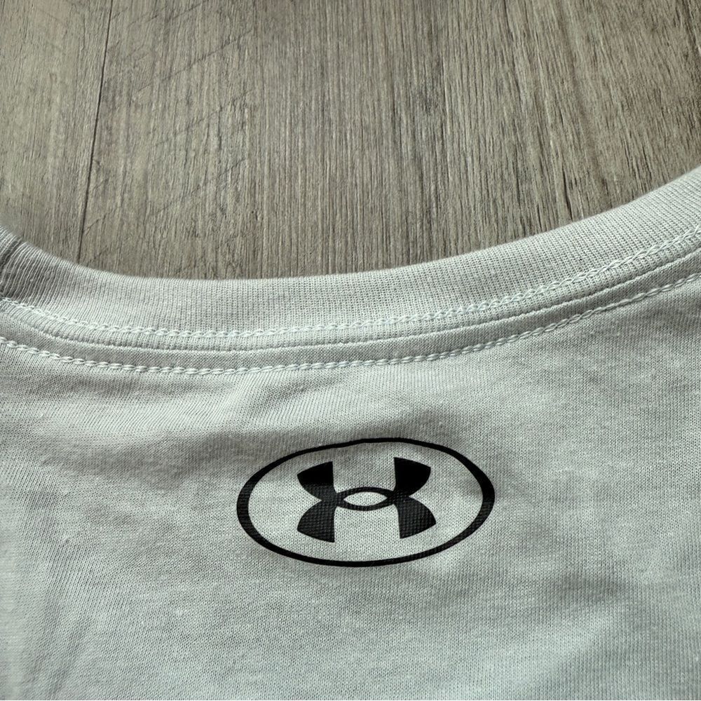 Under Armour Performance Apparel Logo Graphic Tee Halo Gray Large - Picture 6 of 9